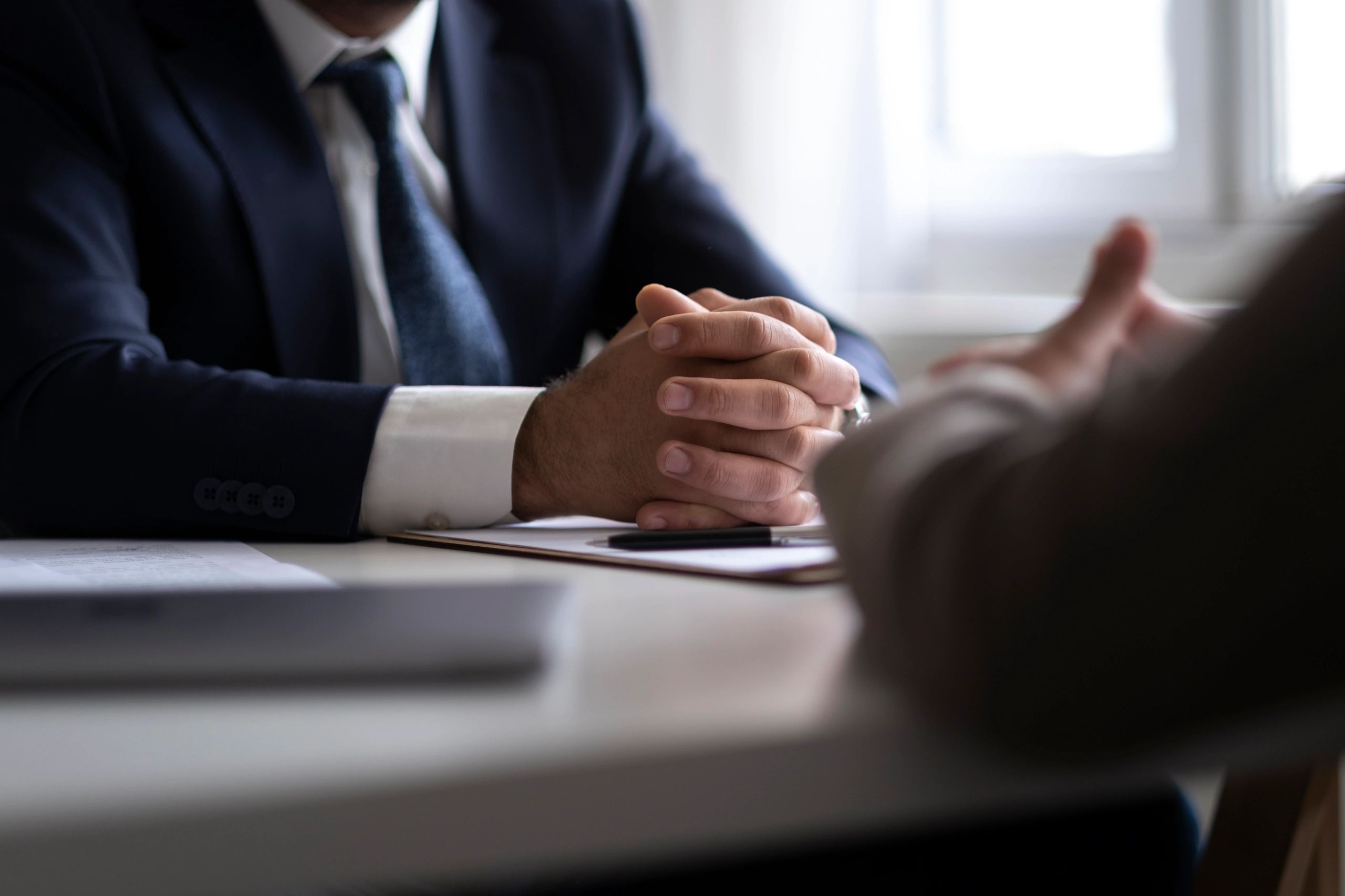 attorney meeting client legal advice