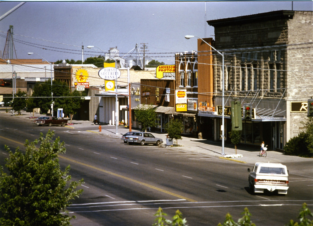 Rexburg Idaho Main Street Main Street in Rexburg, Idaho