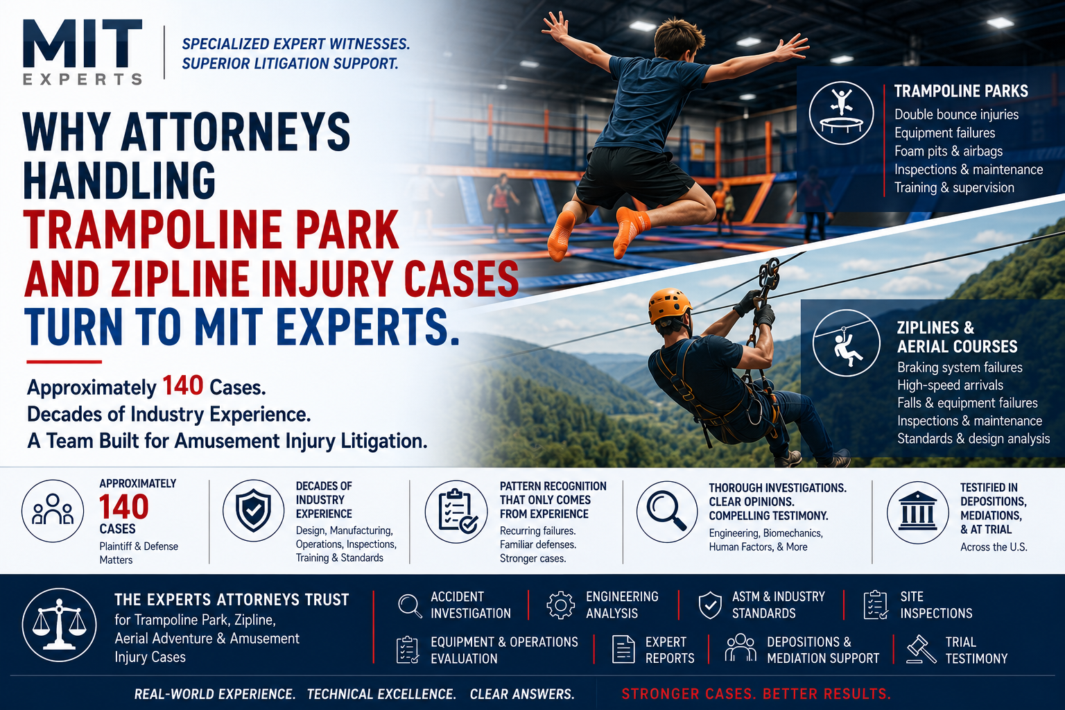 Why Attorneys Handling Trampoline Park and Zipline Injury Cases Turn to MIT Experts Why Attorneys Handling Trampoline Park and Zipline Injury Cases Turn to MIT Experts