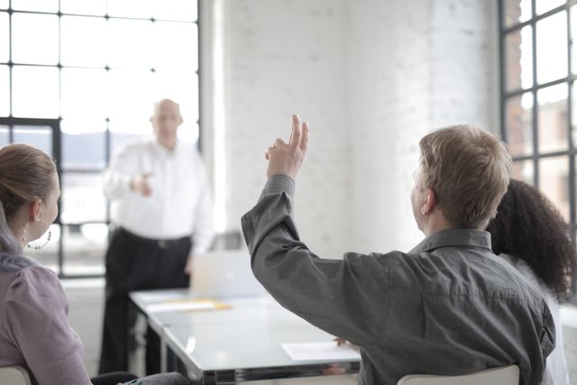 man asking question frequently asked questions